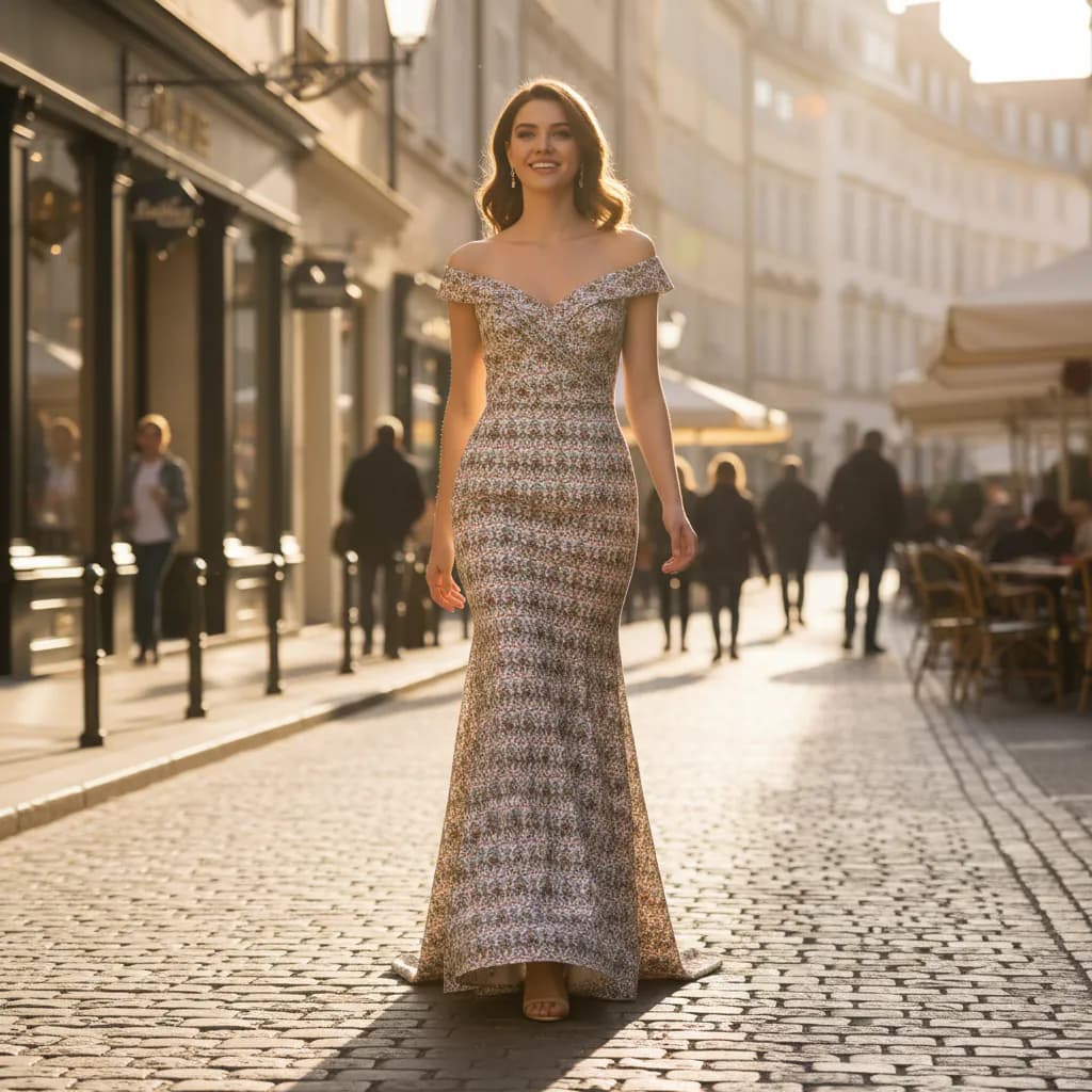 Instagram grid mockup AI fashion generated post 4