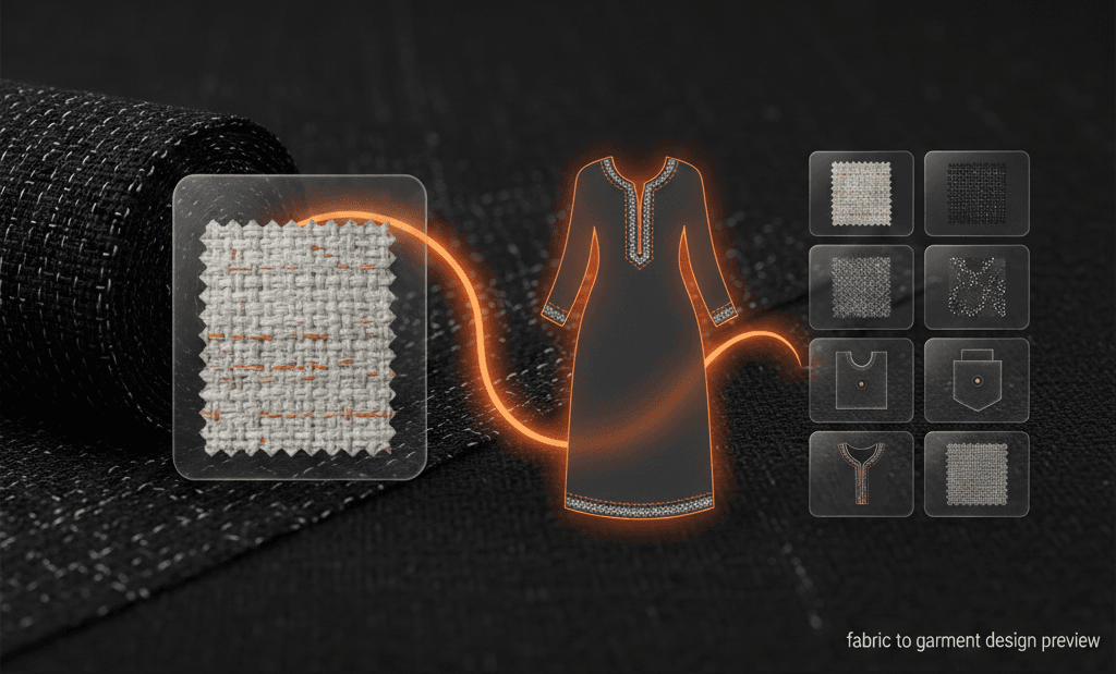 From Fabric Roll to Ready Garment Visuals Without a Photoshoot