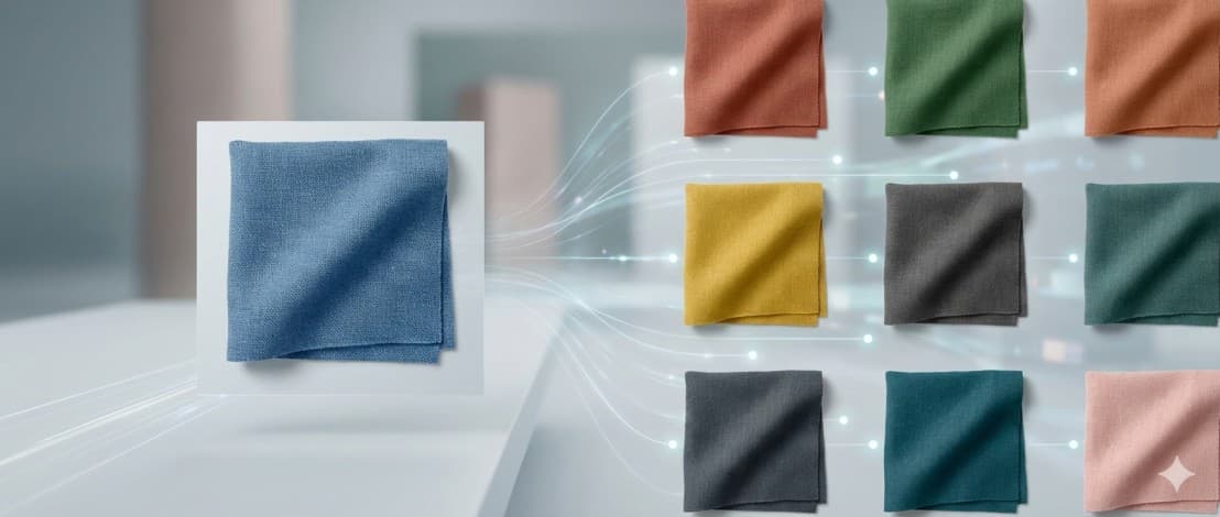AI Tool for Color Variant Generation: How It Works for Textile & Fashion Businesses