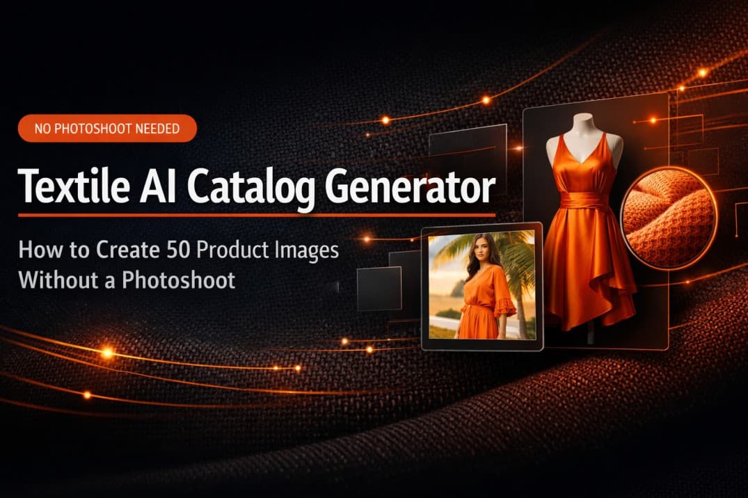 Textile AI Catalog Generator: How to Create 50 Product Images Without a Photoshoot