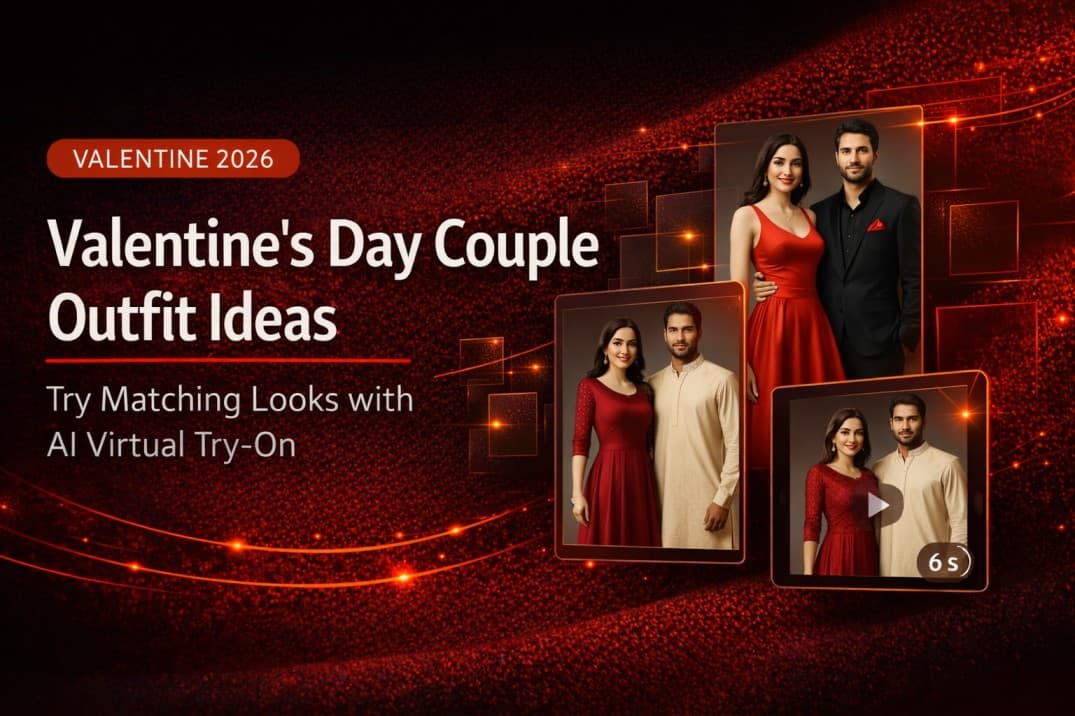 Valentine’s Day Couple Outfit Ideas (2026): Try Matching Looks with AI Virtual Try-On