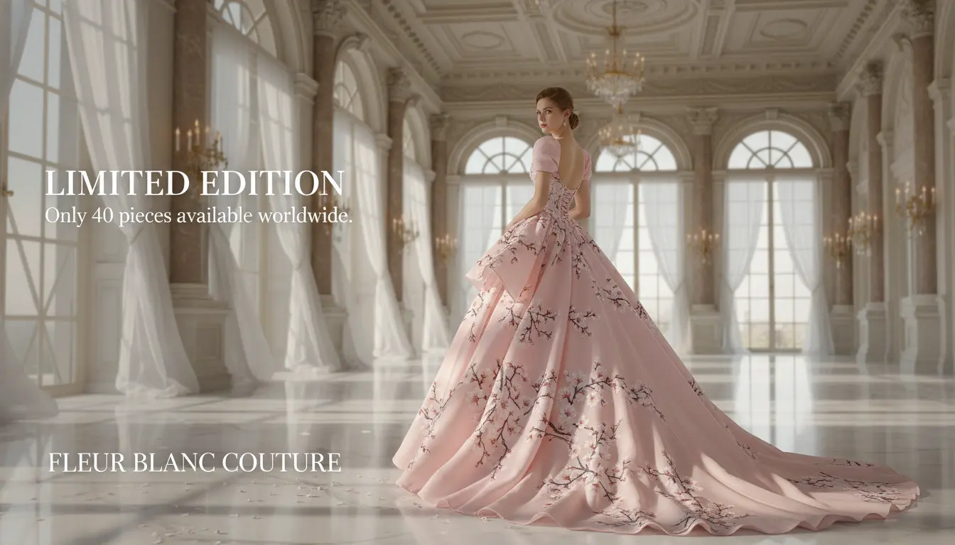 High-converting AI-generated Instagram ad banner for floral kurti fashion brand