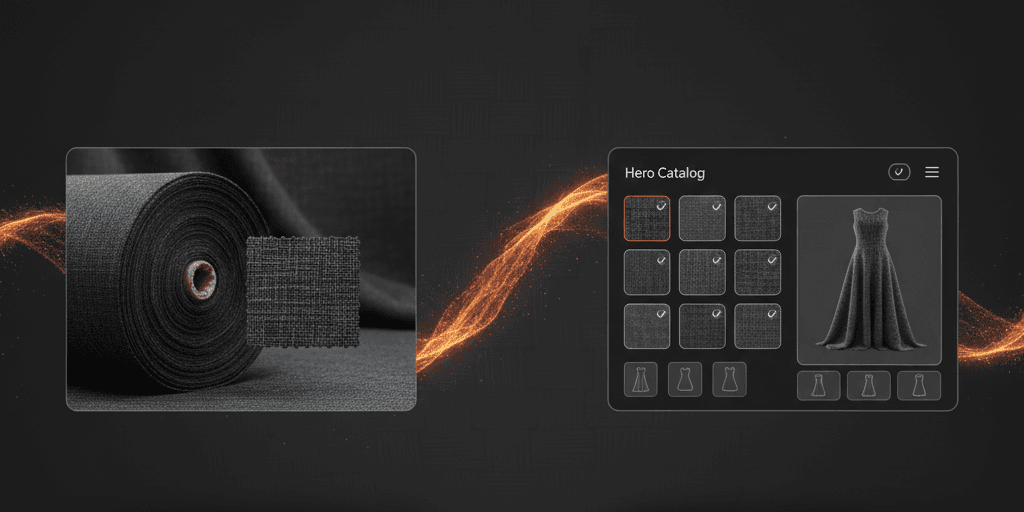 How AI Improves Fabric Presentation for B2B Textile Sales
