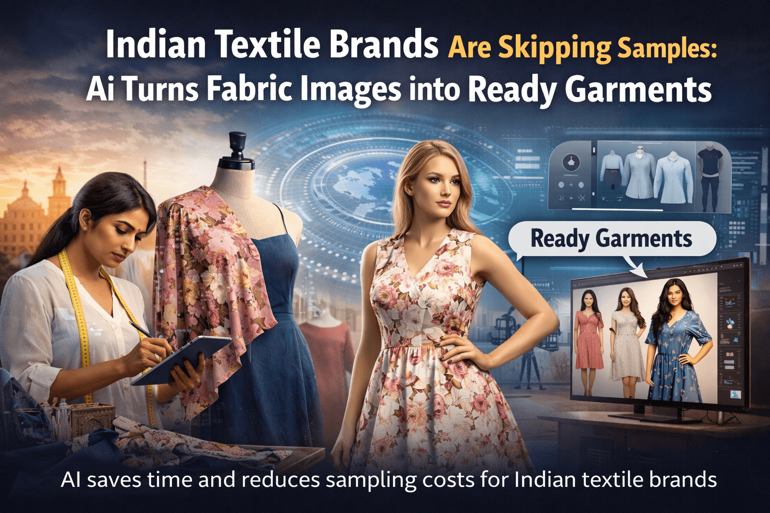 Indian Textile Brands Skip Samples as AI Turns Fabric Images into Garments